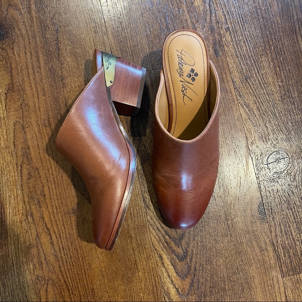 Patricia Nash leather mules